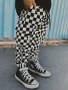 KIDS CLASSIC CHECKERED CARGO PANTS