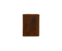 MENS TRIFOLD LEATHER FLAG WALLET