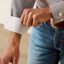 ARIAT MENS PIN STRIPED BUTTON-DOWN LONG SLEEVE SHIRT