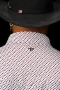 FERRELL MENS SPADE PATTERN SHORT SLEEVE PEARL SNAP