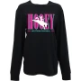 YOUTH GIRLS HOOEY BLACK AND PINK LONG SLEEVE SHIRT