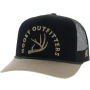 HOOEY BLACK ANTLER BALL CAP