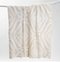 MOROCCAN TAN STRETCHY THROW BLANKET