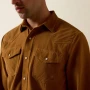 MENS ARIAT RETRO CORDUROY PEARL SNAP SHIRT