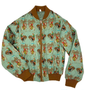 YOUTH TURQUOISE HOWDY BOMBER JACKET