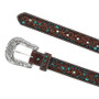 ARIAT GIRLS TURQ RHINESTONE BELT