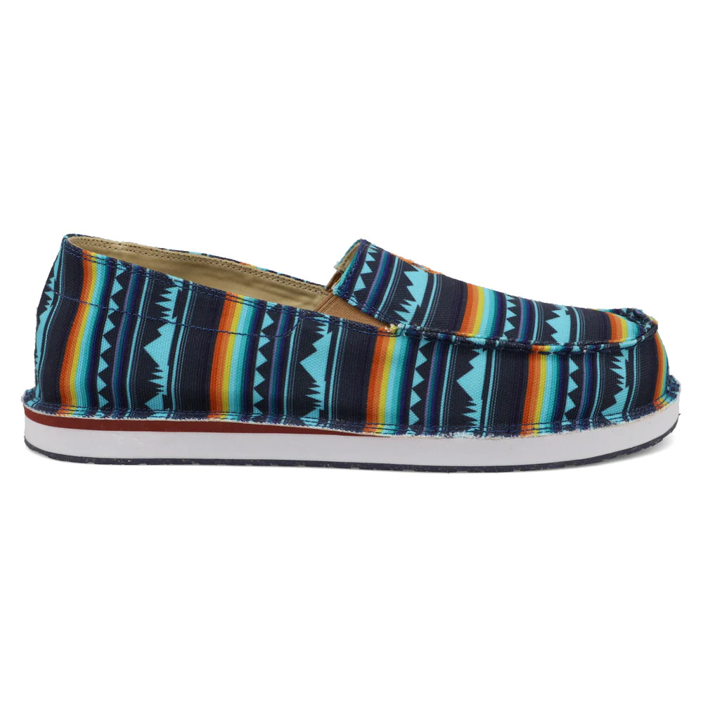 NEW TWISTED X men\'s mhycl01 hooey slip on loafer in blue multi TWISTEDX MEN main image 3