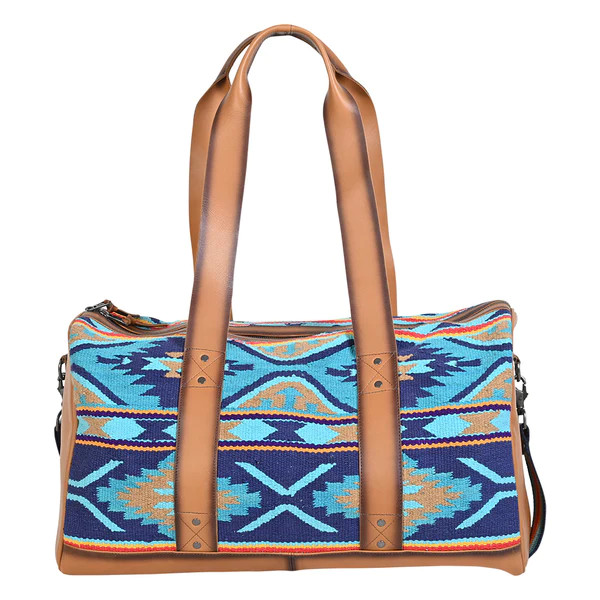 STS31861 MOJAVE SKY DUFFLE - FRINGE WESTERN WEAR