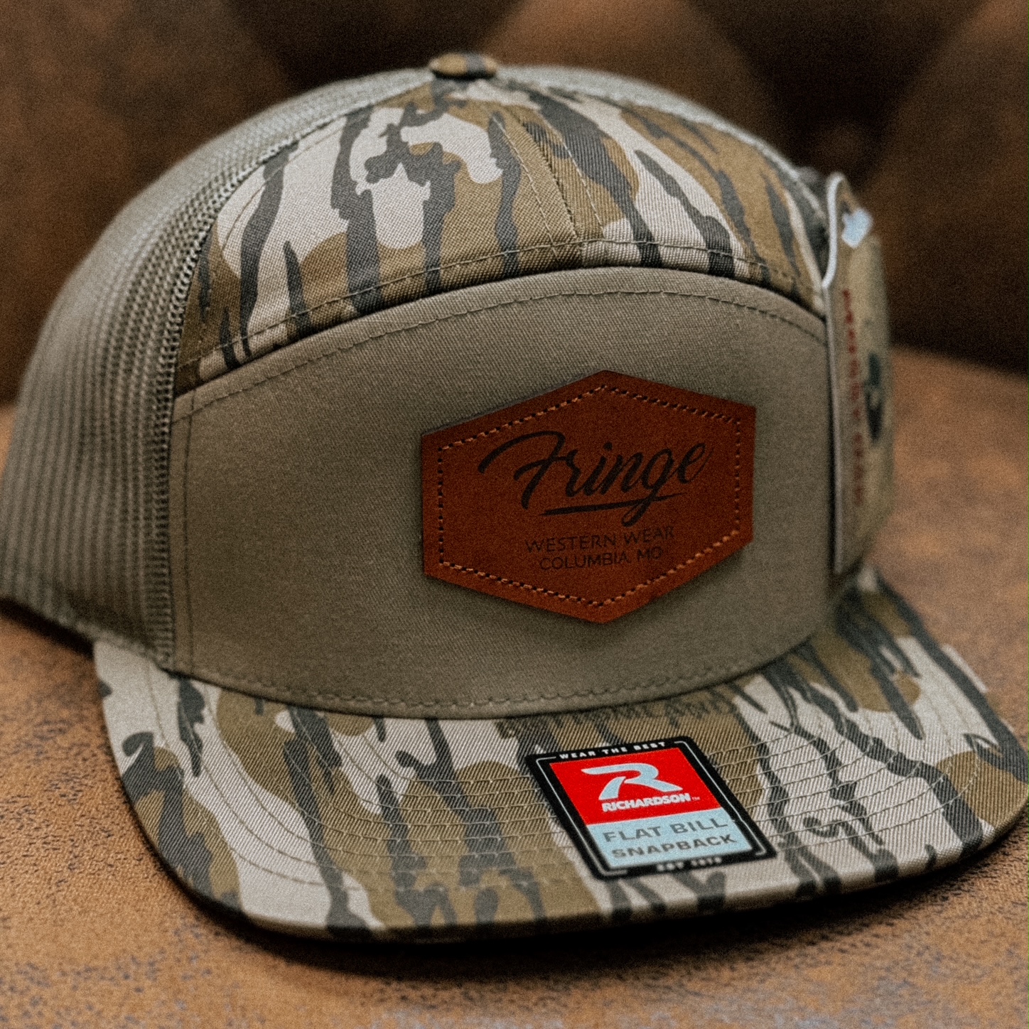 RICH 168P MOSSY OAK FRINGE CAP - FRINGE WESTERN WEAR