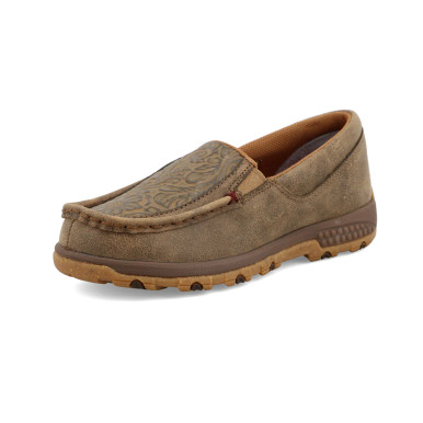 TWISTED X WXC0013 WOMENS SLIP-ON DRIVING MOC - FRINGE  display picture 3