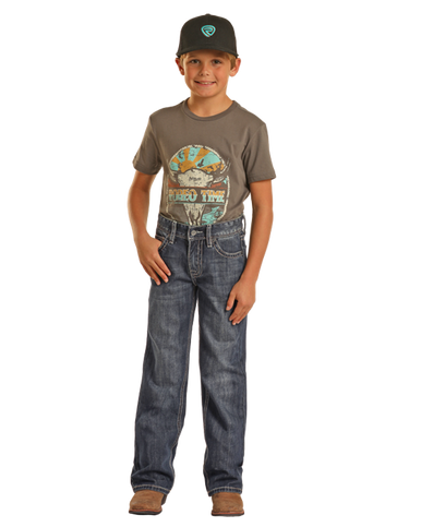 Boys Boot Stitch Boot Cut Jean by Cowboy Hardware