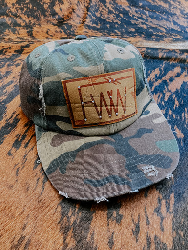 XO FWW CAMO HAT - FRINGE WESTERN WEAR