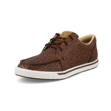 TWISTEDX WCA0093 WOMEN'S KICKS TOOLED BROWN - FRINGE WESTERN WEAR