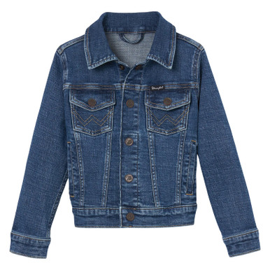 WRANGLER GRLS DENIM JACKET - FRINGE WESTERN WEAR