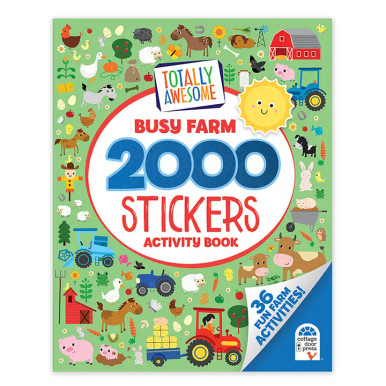 BUSY FARM 2000 STICKERS ACTIVITY BOOK - FRINGE WESTERN WEAR