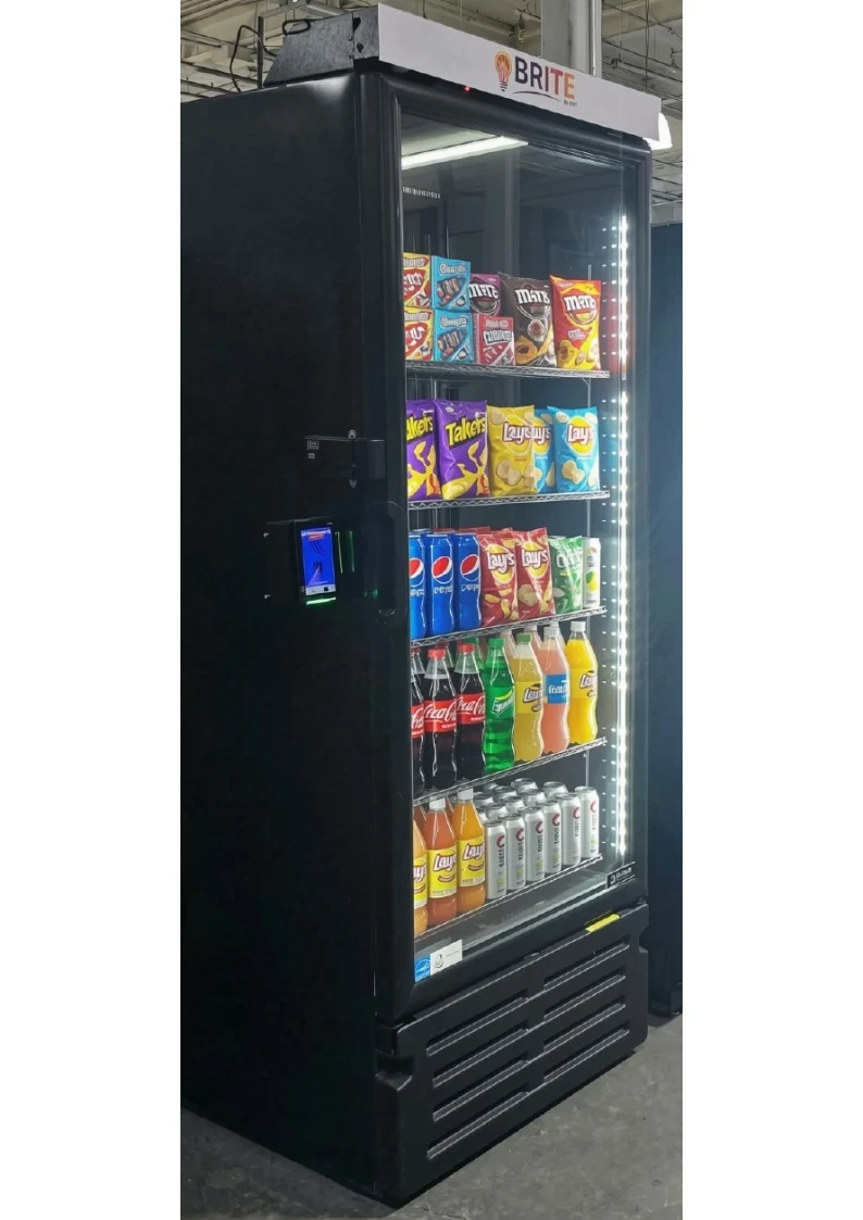 BRITE by ASI™ Smart Cooler Conversion Kit Installed on the Imbera G319 Single Door Cooler