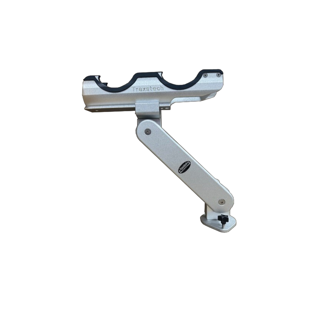 Traxstech 14" Dual Pivot Adjustable All Aluminum Cradle Style Rod Holder