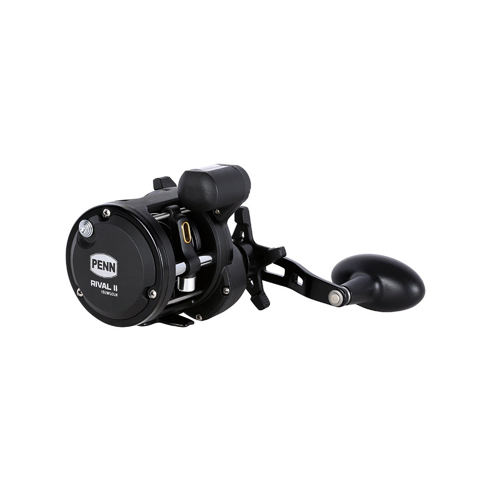 PENN RVLII15LWLHLC Rival II 15 Level Wind Left Hand Conventional Reel w\/Line Counter