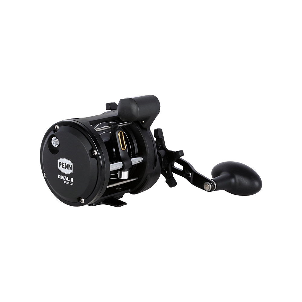 PENN RVLII30LWLH Rival II 30 Level Wind Left Hand Conventional Reel w\/Line Counter