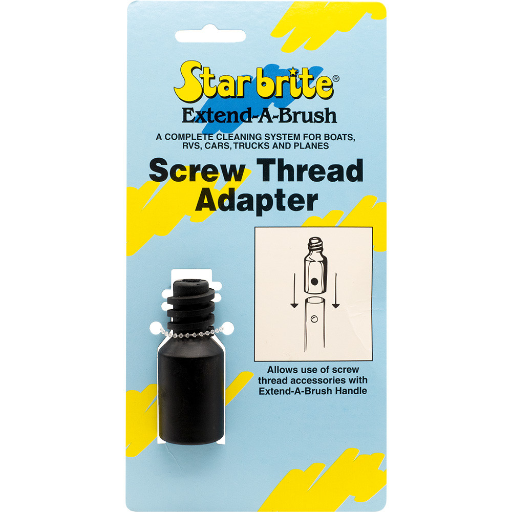 Star brite Screw Thread Adapter f\/Extend-A-Brush Handles