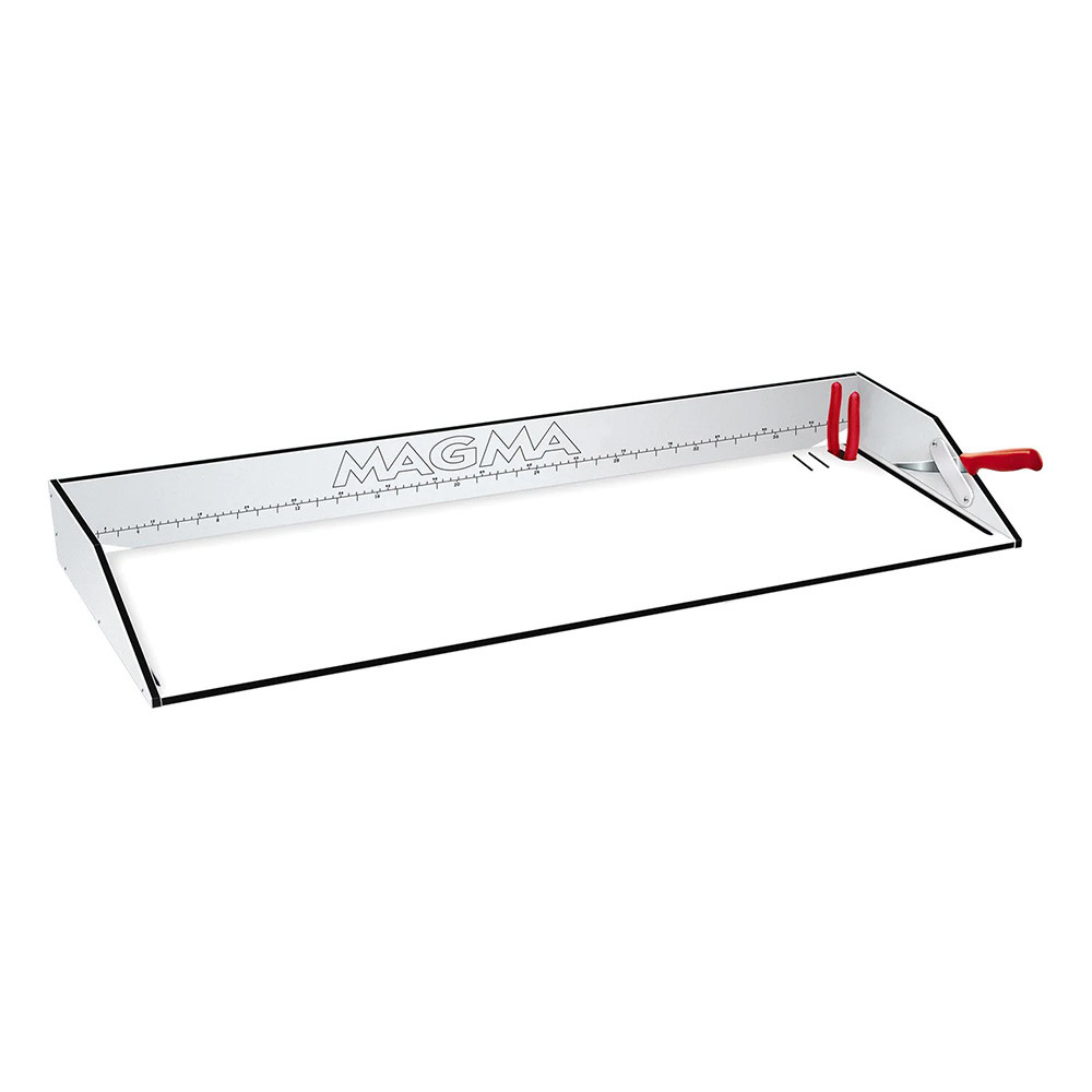 Magma First Mate Cutting  Serving Table w\/Engraved Ruler - 31" Long x 12.5" Deep x 3 7\/8" High