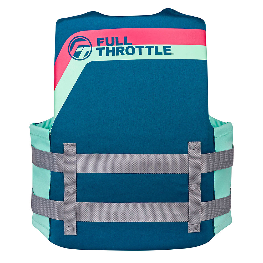 Full Throttle Adult Rapid-Dry Life Jacket - L\/XL - Aqua
