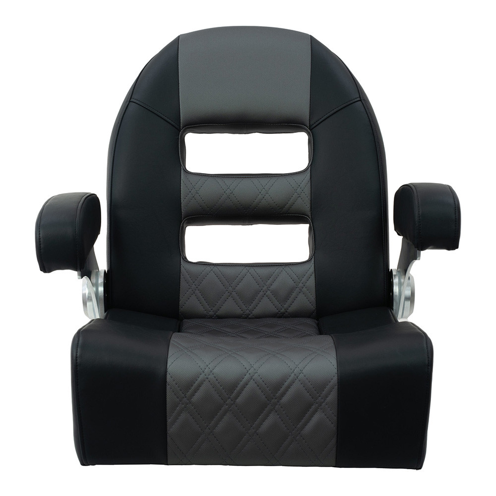 Springfield Console Helm Flip-Up - Black-Grey