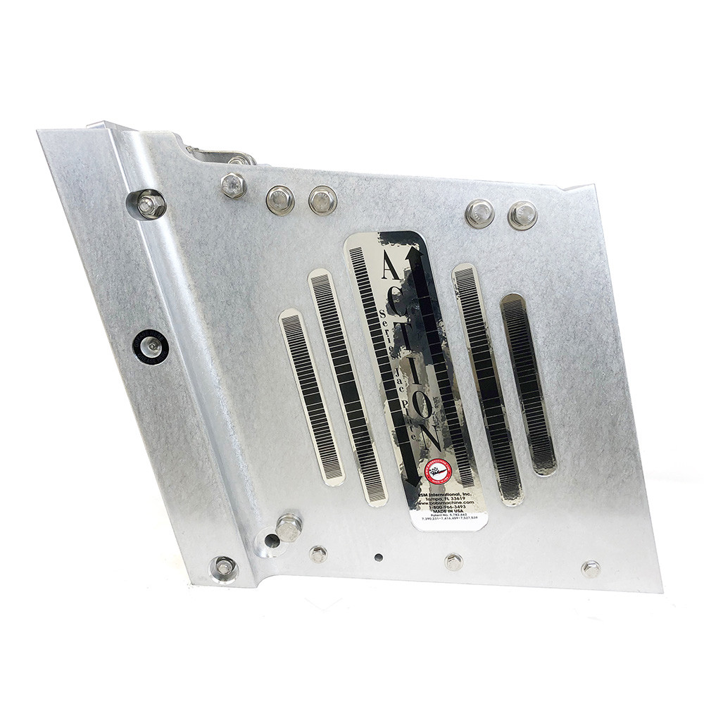 Bob's Machine 14" Setback Action Series Hydraulic Jack Plate - Silver