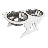 Deep Blue Marine Medium Starboard Dog Dish w\/Bowls - 8" Tall Deep Blue Marine Medium Starboard Dog Dish w\/Bowls - 8" Tall