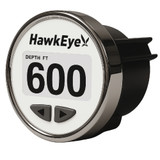 HawkEye DepthTrax Edge In-Dash Depth Finder - HD Color Display - 600' Max Depth - TM Transducer