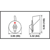 Performance Metals Yamaha Trim Tab Anode 150-200hp Counter Rotating