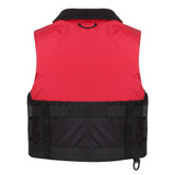 Mustang Accel Foam Vest - Red\/Black - Large