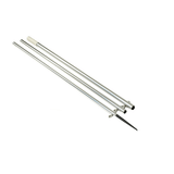 Lee's 18.5' Bright Silver Pole w\/Black Spike Step Tube 1.5" Lee's 18.5' Bright Silver Pole w\/Black Spike Step Tube 1.5"