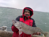 Billy Joe Rough Water Winter Fishing on Lake Erie