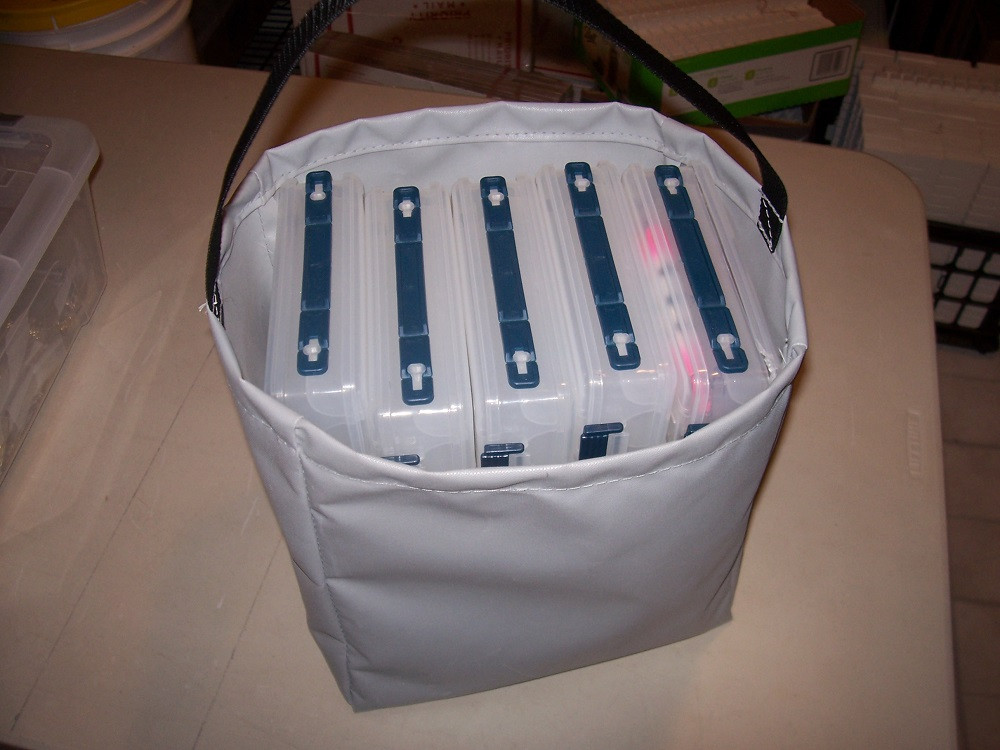 Amish Outfitters Double Sided Tackle Box (5 pack plus carrying bag) -  Walleye Tackle Store