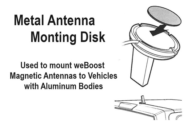 weBoost 990006 Aluminum Metal Disk for Mobile Magnetic Mount Antennas