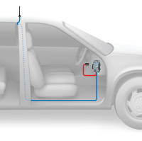 car with signal booster system