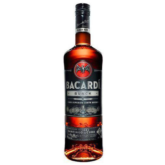 Bacardi Black Rum 750ml - Emilios Beverage Warehouse