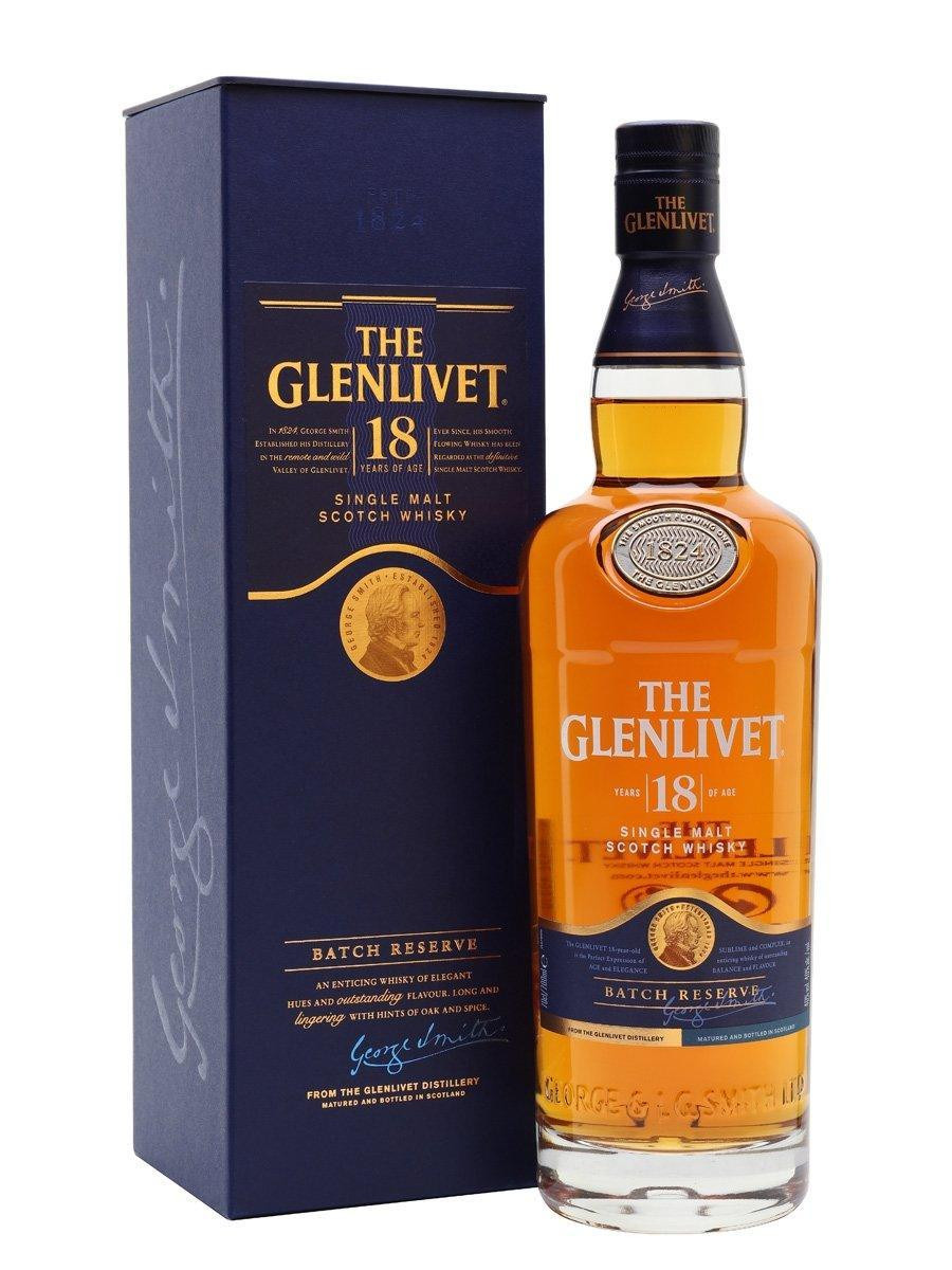 ウイスキー THE GLENLIVET 18 Glenlivet 18 Year Single Malt Scotch Whisky 750ml - Emilios