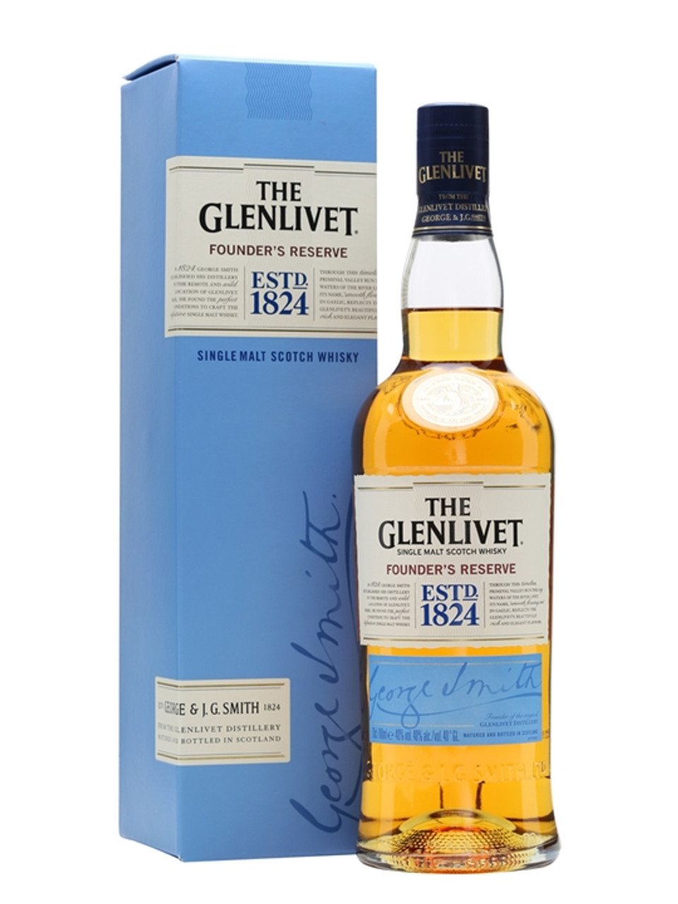 Glenlivet Founders Reserve Single Malt Scotch Whisky 750ml - Emilios  Beverage Warehouse