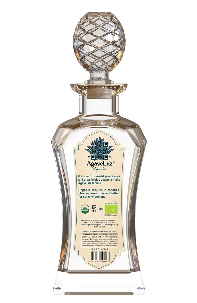 AgaveLuz Organic Blanco Tequila 750ml