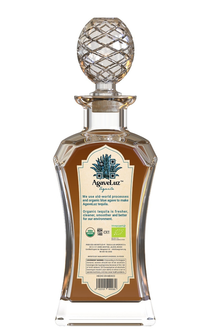 AgaveLuz Organic Extra Añejo Tequila – Aged 12 years 750ml