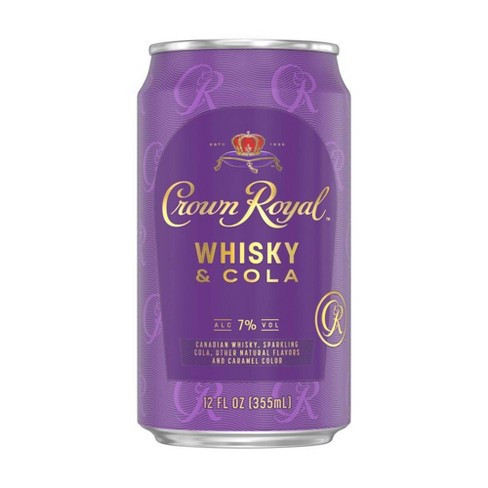 Crown Royal Whisky & Cola Cocktail 4pk 12 fl oz Cans