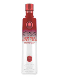 Cîroc Summer Watermelon is a rich tasting spirit made with vodka five times distilled from fine French grapes, finished in a tailor-made copper pot still in Southern France. The vodka is masterfully infused with a distinctive blend of Summer Watermelon and other natural flavors, resulting in a taste experience that is lusciously different and elegantly smooth. Cîroc Summer Watermelon is a rich tasting spirit made with vodka five times distilled from fine French grapes, finished in a tailor-made copper pot still in Southern France. The vodka is masterfully infused with a distinctive blend of Summer Watermelon and other natural flavors, resulting in a taste experience that is lusciously different and elegantly smooth.