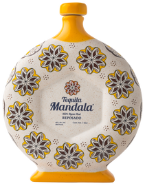 Tequila Mandala Reposado 1L Ceramic Bottle is made with the selection of the best agaves in its optimum point of maturity, passing through a traditional brick oven and subsequently aged in Sherry Cask Barrels.