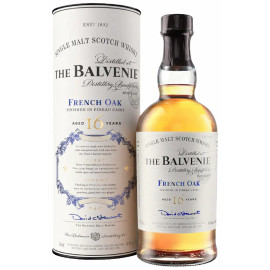Balvenie French Oak Finished In Pineau Casks a golden single malt with a rich honey color and fruity, spicy, floral notes. The Balvenie flavors are complemented by the attractive Riesling character of the French pineau wine casks.

The Balvenie French Oak is a vibrant single malt finished in casks previously held Pineau des Charentes, a fortified wine made from unfermented grape juice, to which a Cognac eau-de-vie is added and then matured. This allows us to capitalize on the rise of this flavor profile and its premium credentials.