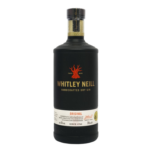 Whitley Neill Gin is slightly softer and much smoother than traditional Gins, with rich notes of juniper and citrus, pot pourri and exotic spices. The finish is a long one, with a subtle fade of herbs, cocoa and candied lemon peels, while the nose is both citrus-sweet and peppery, with a distinctive floral aroma.