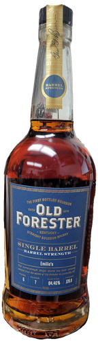 Old Forester Single Barrel Barrel Strength Emilio's Store Pick 750ml