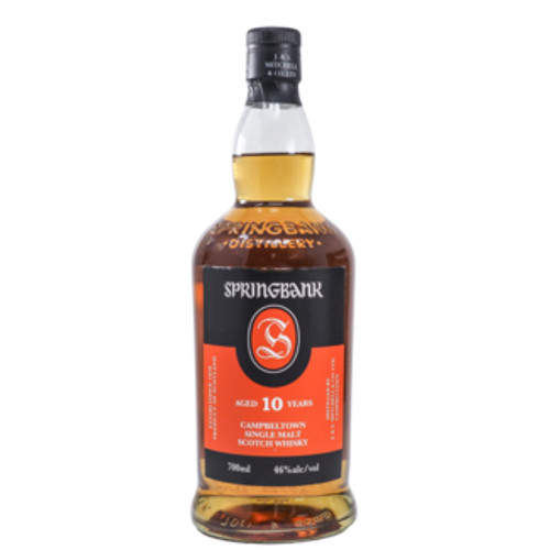 Our 10-year-old offers whisky drinkers the perfect introduction to the Springbank range. Matured in a combination of bourbon and sherry casks, it is perfectly balanced from the first sip through to the full, rich finish. Nose: Orchard fruit (pear) with a hint of peat, vanilla and malt. Palate: Malt, oak, spice, nutmeg and cinnamon, vanilla essence. Finish: Sweet, with a lingering salty tingle.