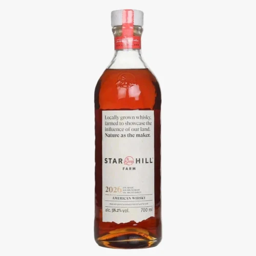 Recognized as World’s Best Wheat Whisky, this is the first-ever American wheat whisky from the Maker's Mark distillery. Star Hill Farm Whisky is not just a spirit; it is a liquid testament to the belief that nature, when championed, gives back in flavor what we give it in care.